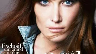 Carla Bruni na okładce grudniowego "Vogue'a" 