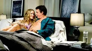 Carrie Bradshaw (Sarah Jessica Parker) i jej największa miłość - Mr. Big (Chris Noth)