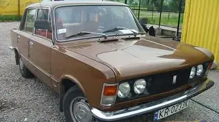 Cel podróży Autora - Polski Fiat 125p z 1976 roku