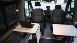 Centrum monitoringu w mobilnym komisariacie