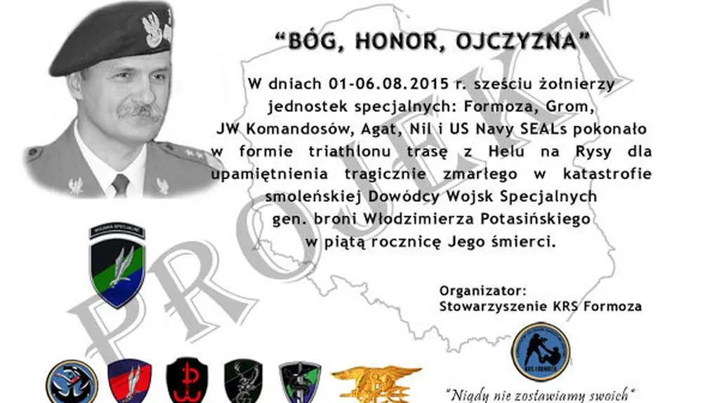 Chcą oddać hołd dowódcy 