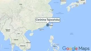 Chińczycy wpłynęli na wody Cieśniny Tajwańskiej