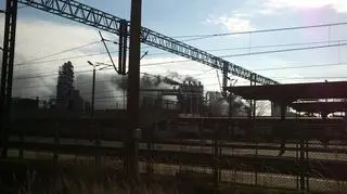 Chmura dymu nad Szczecinkiem 