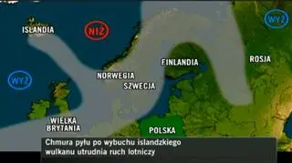 Chmura pyłu nad Europą