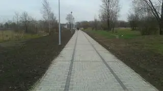 Chodnik jest częścią projektu RoweLOVE Rataje