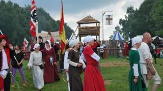 Chorągwie, fot: tvn24.pl/Staszek Maksymowicz