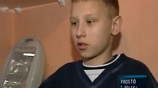 Chory na mukowiscydozę Mateusz wystąpił w "Kryminalnych"