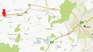 Ciało mężczyzny znalezione w rowie w Słowienkowie 