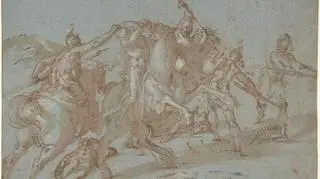Classical Battle Scene; Verso