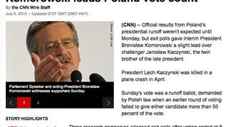CNN o polskim głosowaniu