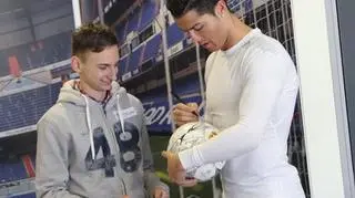 Cristiano dał autograf Przemkowi 