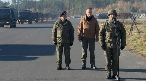 Ćwiczenia brygady pancernej