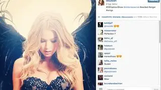 "Czarnym aniołem" będzie Doutzen Kroes, która w lipcu urodziła drugiego dziecko