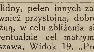 Czasem małżeństwo było celem drugorzędnym