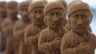 Czekoladowy Putin cieszy się wielkim wzięciem we Lwowie