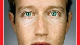 "Człowiek roku 2010", czyli Mark Zuckerberg (fot. Time)