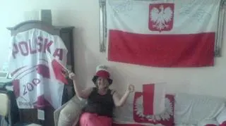 Czy widzieliście bardziej "biało-czerwone" mieszkanie? (fot. internauta)