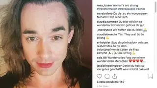 Daniel Kueblboeck w internecie dokumentował swoją "transformację" w kobietę
