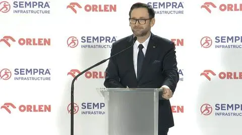 Daniel Obajtek przemówił po angielsku