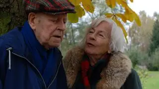 Danuta Szaflarska i Fabian Kiebicz w filmie "Jeszcze nie wieczór"