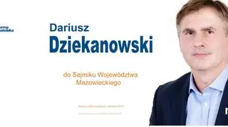Dariusz Dziekanowski chce być radnym sejmiku województwa mazowieckiego