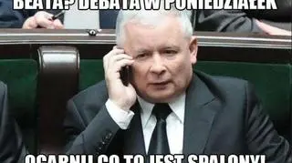 Debata w poniedziałek