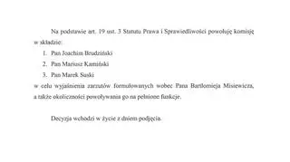 Decyzja Prawa i Sprawiedliwości