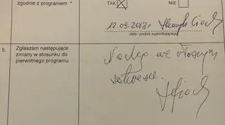 Deklaracja składana przez senatorów po powrocie do kraju. W Sejmie takiego obowiązku nie ma
