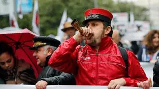 Demonstrację zorganizowali członkowie wiejskich inicjatyw obywatelskich 