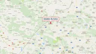 Demonstrację zorganizowano w pobliżu przejścia granicznego w Rawie Ruskiej