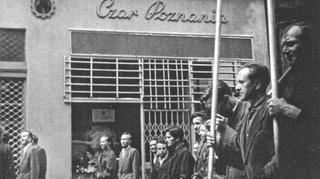 Demonstranci na ulicach Poznania