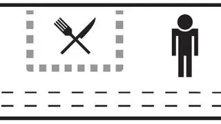 Deptak służyłby pieszym i rowerzystom, pojawiły by się stoliki restauracyjne, zieleń i mała architektura