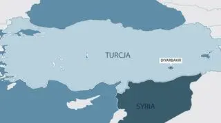 Diyarbakir leży na południowym wschodzie Turcji