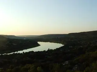 Dniestr w Raszkowie, granica między Naddniestrzem i Mołdawią