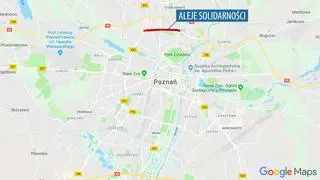 Do ataku doszło przy Alejach Solidarności w Poznaniu 