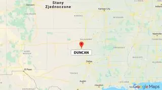 Do ataku w supermarkecie doszło w mieście Duncan (Oklahoma)