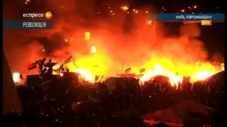 Do bezpośrednich starć milicjantów z demonstrantami jeszcze nie doszło.