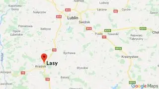 Do groźnego wypadku doszło w pobliżu miejscowości Lasy (woj. lubelskie)