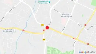 Do groźnie wyglądającego zderzenia doszło na skrzyżowaniu ulicy Obiegowej i ulicy Pstrowskiego w Olsztynie