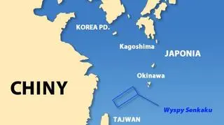 Do incydentu doszło w pobliżu wysp Senkaku