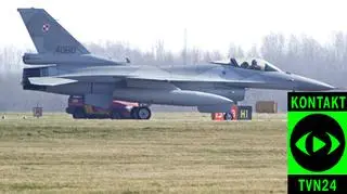 Do lądowania doszło około godziny 10.54 (foto: Maciej Nowicki)