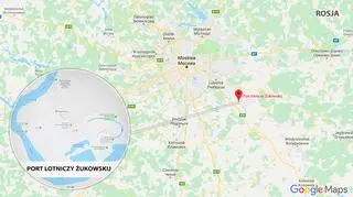 Do lądowania doszło w pobliżu portu lotniczego Żukowskij