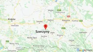 Do pożaru doszło w miejscowości Szerzyny (Małopolskie) 