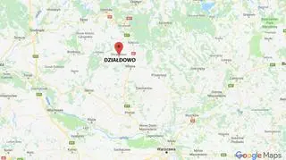 Do pożaru marketu doszło w Działdowie