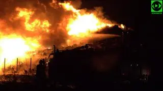 Do pożaru złomowisko w miejscowości Chwaszczyno