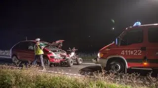 Do szpitala trafił 21-letni kierowca quada