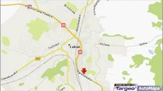 Do wybuchu doszło przy ul. Warszawskiej w Lubaniu 