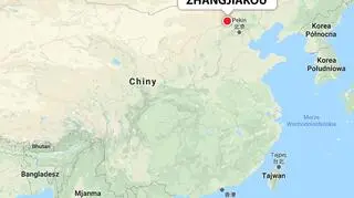 Do wybuchu doszło w mieście Zhangjiakou