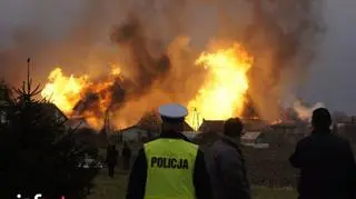 Do wybuchu gazu z budowanej magistrali doszło w miejscowości Janków Przygodzki