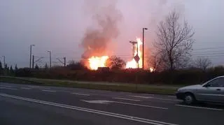 Do wybuchu gazu z budowanej magistrali doszło w miejscowości Janków Przygodzki